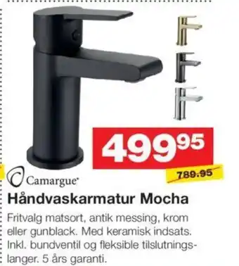 Bauhaus Håndvaskarmatur Mocha tilbud
