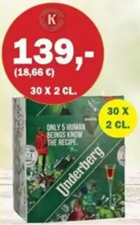 Købmandsgården Underberg tilbud