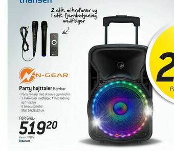 Thansen Party højttaler tilbud