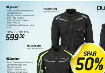 Thansen MC jakke lang tilbud
