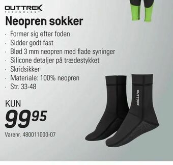 Thansen Neopren sokker tilbud