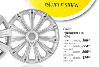 Thansen Hjulkapsler 4 stk NERO tilbud