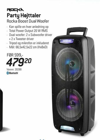 Thansen Party Højttaler tilbud