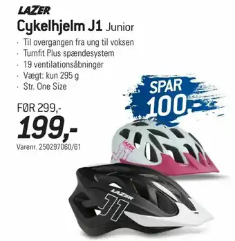 Thansen Cykelhjelm J1 tilbud
