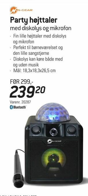 Thansen Party højttaler tilbud