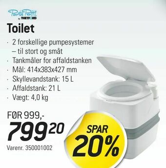 Thansen Toilet tilbud