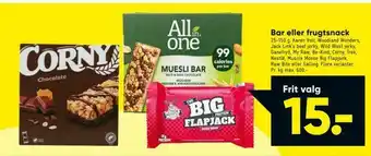 Bilka Bar eller frugtsnack tilbud