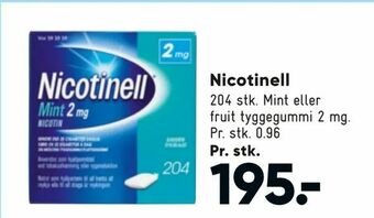 Bilka Nicotinell tilbud