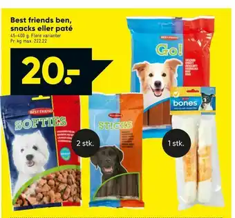 Best friends ben, snacks eller paté