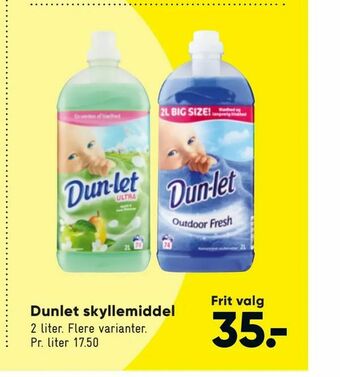 Bilka Dunlet skyllemiddel tilbud