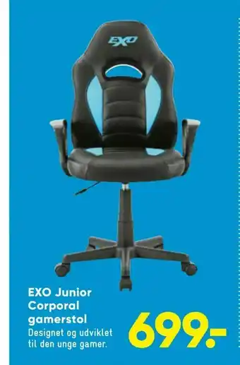Bilka EXO Junior Corporal gamerstol tilbud