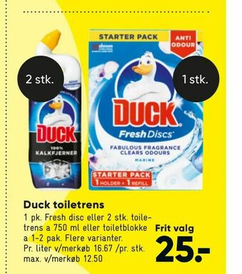 Bilka Duck toiletrens tilbud