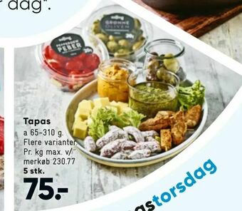 Bilka Tapas tilbud