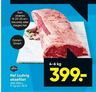 Bilka Hel Ludvig oksefilet tilbud