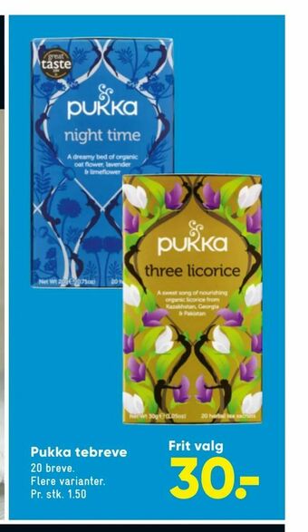 Bilka Pukka tebreve tilbud