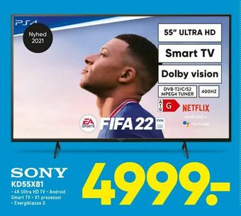 Bilka Sony KD55X81 tilbud