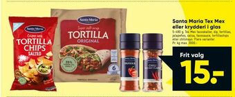 Bilka Santa Maria Tex Mex eller krydderi i glas tilbud