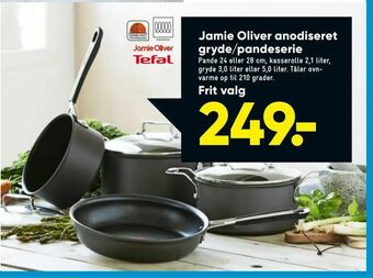 Bilka Jamie Oliver anodiseret gryde/pandeserie tilbud