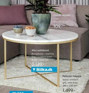 Bilka Alia sofabord tilbud