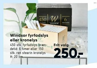Bilka Windsor fyrfadslys eller kronelys tilbud