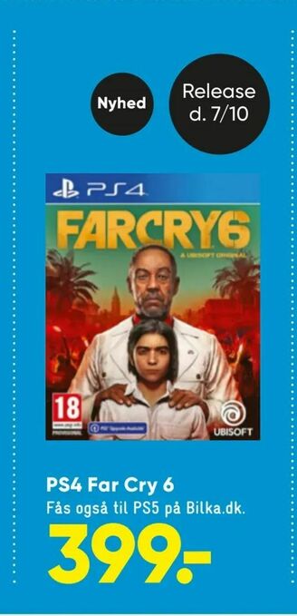 Bilka PS4 Far Cry 6 tilbud