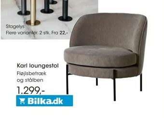 Bilka Karl loungestol tilbud