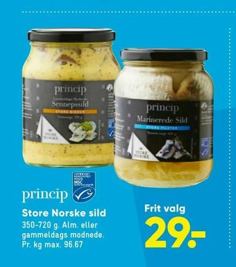 Bilka Store Norske sild tilbud