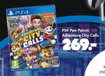Fætter BR PS4 Paw Patrol: Adventure City Calls tilbud