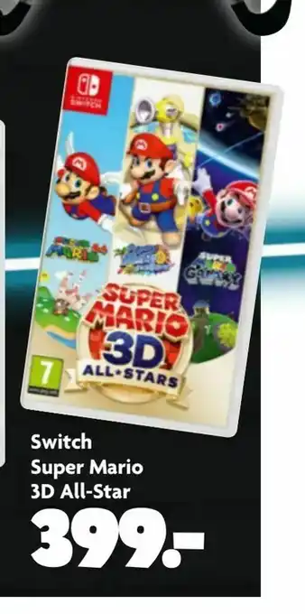 Fætter BR Switch Super Mario 3D All-Star tilbud