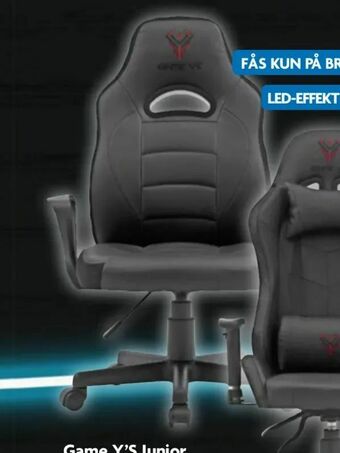 Fætter BR Game Y'S Junior RGB Gamerstole tilbud
