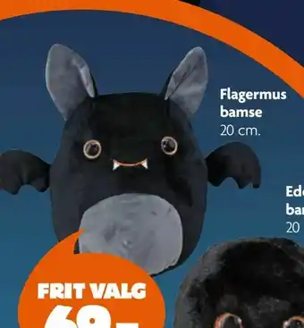 Fætter BR Flagermus bamse tilbud