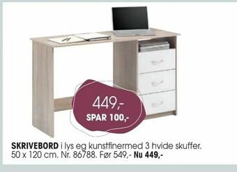Daells Bolighus Skrivebord tilbud