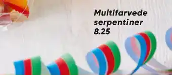 Multifarvede serpentiner