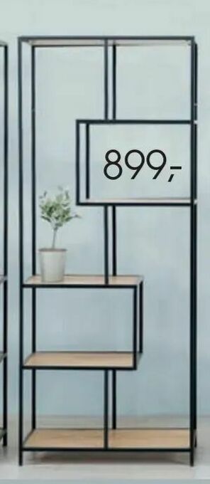 Daells Bolighus Reol med hylder tilbud