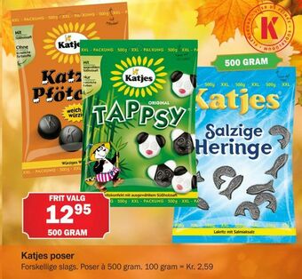 Købmandsgården Katjes poser tilbud