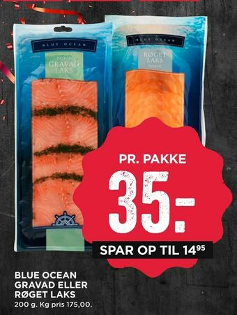 MENY Blue ocean gravad eller røget laks tilbud
