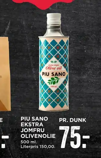 Piu sano ekstra jomfru olivenolie