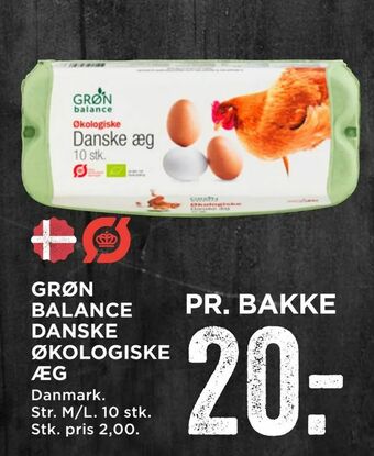 MENY Grøn balance danske økologiske æg tilbud