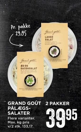 Grand goût pålægssalater