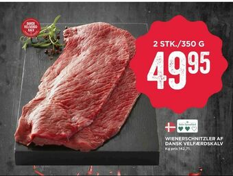 MENY Wienerschnitzler af dansk velfærdskalv tilbud