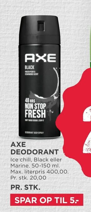 Axe deodorant