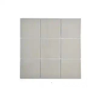 Mosaik Square Uni porcelæn brun blank 29,8 x 29,8 cm