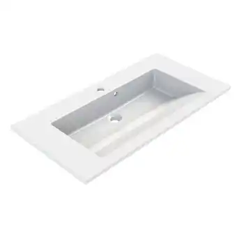 Allibert håndvask Slide blank hvid 80 cm