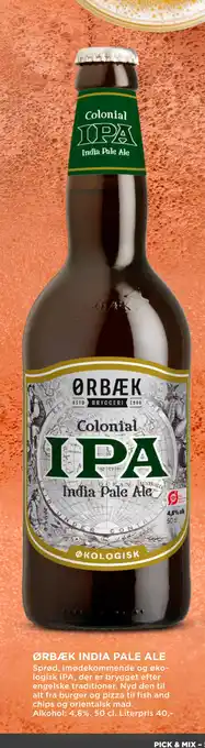 MENY ØRBÆK INDIA PALE ALE tilbud