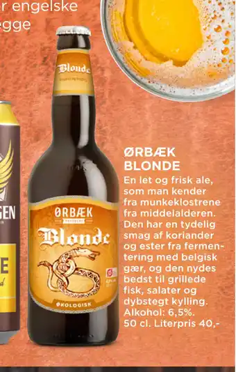 MENY ØRBÆK BLONDE tilbud