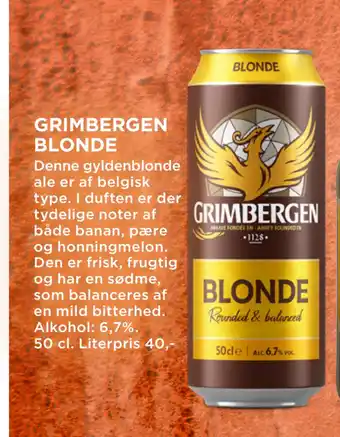 MENY GRIMBERGEN BLONDE tilbud