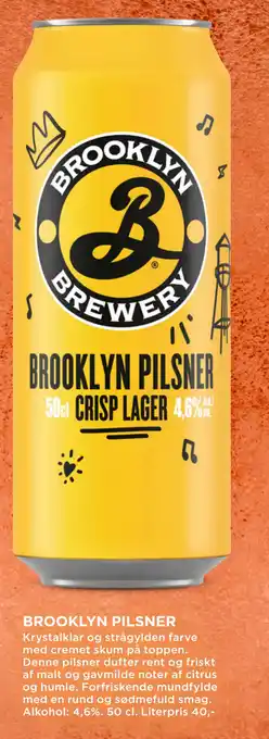 MENY BROOKLYN PILSNER tilbud
