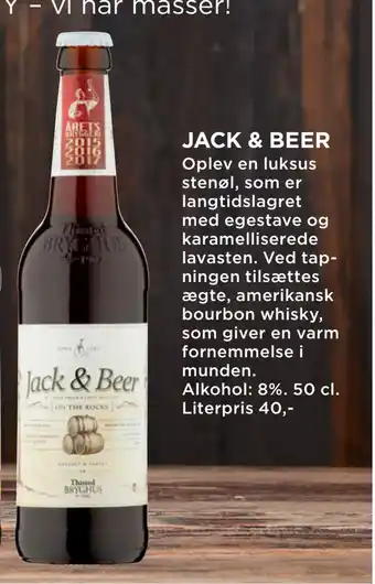MENY JACK & BEER tilbud