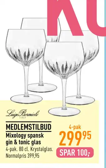 Imerco Mixology spansk gin & tonic glas tilbud