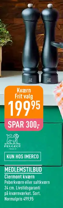 Imerco Clermont kværn tilbud